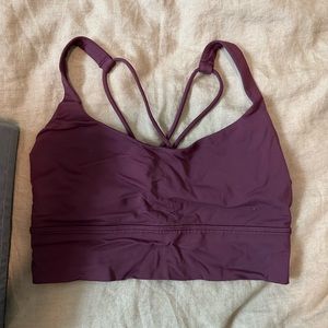Lululemon free to be longline bra Cassis size 8